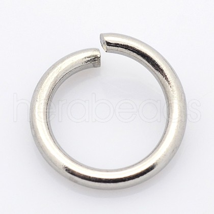 304 Stainless Steel Open Jump Rings STAS-E066-03-4mm-1