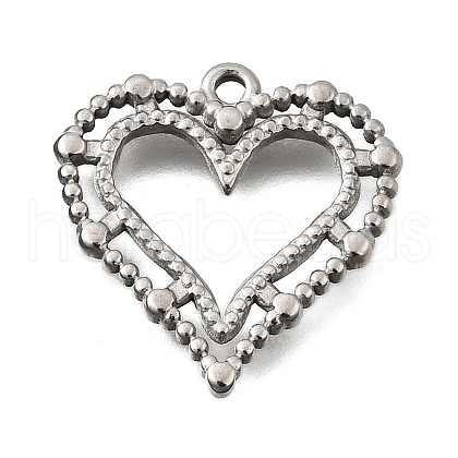 304 Stainless Steel Pendants STAS-Q362-05A-P-1