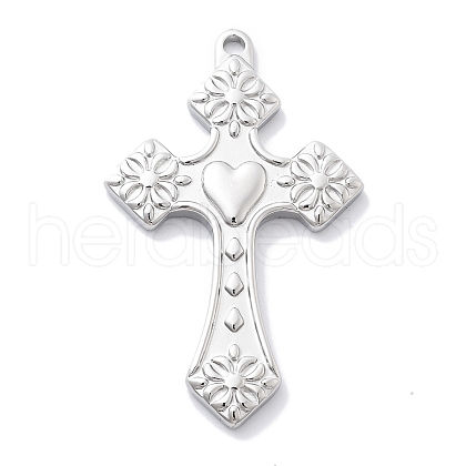 Anti-Tarnish 304 Stainless Steel Big Pendants STAS-R130-57P-1
