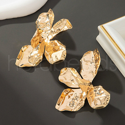 Flower Alloy Stud Earrings FS-WG7186F-05-1