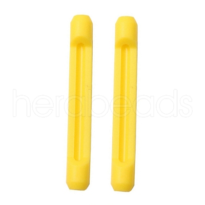 Non-slip Silicone Eyeglasses Ear Grip Tip Holder SIL-WH0004-01F-1