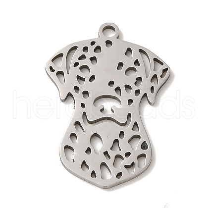 Non-Tarnish 201 Stainless Steel Pendants STAS-E217-21P-04-1