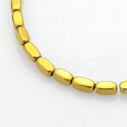 Electroplate Non-magnetic Synthetic Hematite Beads Strands G-J213D-06-1