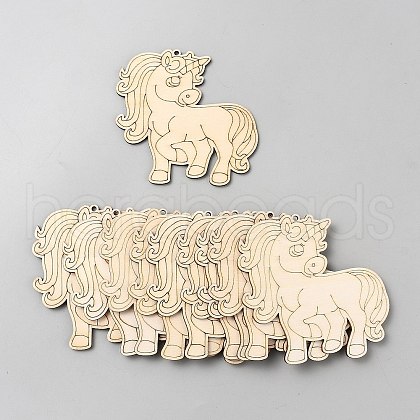 Unicorn Unfinished Wood Pieces WOOD-CJC0007-04D-1