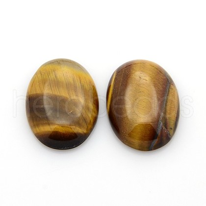 Natural Tiger Eye Cabochons X-G-P023-09-1