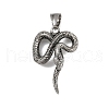 304 Stainless Steel Pendants STAS-V012-04AS-1