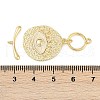 Brass Toggle Clasps KK-K391-16G-4