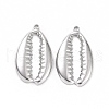 Non-Tarnish 304 Stainless Steel Pendants STAS-C003-11P-2