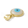 PVD Vacuum Plating 304 Stainless Steel Resin Pendants STAS-A062-36G-3