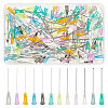 120Pcs 12 Style Plastic & Stainless Steel Fluid Precision Blunt Needle Dispense Tips TOOL-FG0001-18-1