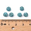 Polymer Clay Rhinestone Beads RB-H284-6MM-202-3