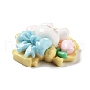 Opaque Resin & Plastic Cabochons RESI-K029-03B-2