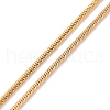304 Stainless Steel Square Snake Chains Necklaces NJEW-P170-02G-10-2