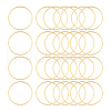 Unicraftale 30Pcs 201 Stainless Steel Linking Ring FIND-UN0003-65-1