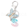 Butterfly Shape Resin & Acrylic Keychain KEYC-JKC01067-08-1