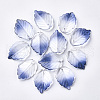 Two Tone Transparent Spray Painted Glass Pendants X-GLAA-S054-006D-01-1