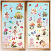 8 Sheets 8 Styles PVC Waterproof Wall Stickers DIY-WH0345-136-1
