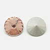 Pointed Back Glass Rhinestone Cabochons X-RGLA-T086-14mm-08-2
