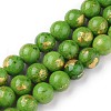 Natural Mashan Jade Beads Strands X-G-F670-A11-10mm-1