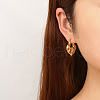 304 Stainless Steel Hoop Earring for Women QJ8091-01-2