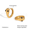 Elegant Stainless Steel Snake Hoop Earrings ZH3704-1-2