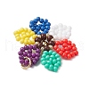 Seed Beads Beaded Charms PALLOY-MZ00337-4