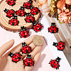 SUNNYCLUE 40Pcs Insect Theme Opaque Resin Decoden Cabochons RESI-SC0005-88-3