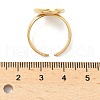 304 Stainless Steel Cuff Rings Components STAS-Z138-02G-01-5