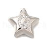 Rack Plating Brass Micro Pave Cubic Zirconia Pendants KK-I722-05P-Q-1