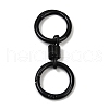Alloy Spring Gate Clasps PALLOY-Q009-01L-1