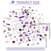 Natural Amethyst and Natural Rose Quart Chips Beads G-PH0031-02-2
