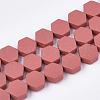 Spray Painted Non-magnetic Synthetic Hematite Beads Strands G-T116-03B-12-1