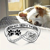 Brass Rhinestone Finger Rings for Women FS-WGAC777-01-3