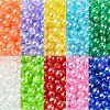 3000Pcs 10 Colors Eco-Friendly Transparent Acrylic Beads TACR-CJ0001-15-3