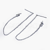 925 Sterling Silver Earring Hooks Findings STER-I014-06S-1