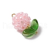 Glass Seed Beads Pendants PALLOY-MZ00592-03-3