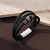 Microfibe Imitation Leather Braided Cord OCOR-WH0101-29A-7