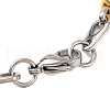 201 Stainless Steel Link Chain Bracelets BJEW-B078-120GP-3