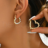 Stylish Stainless Steel Stud Earrings BY4684-2-1
