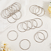 SOFPLATE Iron Open Jump Rings FIND-SP0002-63F-4