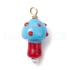 Handmade Lampwork Pendants PALLOY-JF03670-02-3