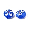 Handmade Lampwork Enamel Beads LAMP-S079-01F-2