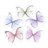 Two Tone Polyester Fabric Wings Crafts Decoration FIND-S322-012A-1