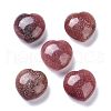 Natural Strawberry Quartz Heart Love Stone G-I285-06J-1