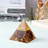 Crystal Pyramid Ornaments Blessing Pyramid Healing Angel Crystal Pyramid Stone for Home Office Decoration Gift Collection JX351A-2