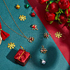Beebeecraft Brass Micro Pave Colorful Grade AAA Cubic Zirconia Pendants KK-BBC0015-36D-4