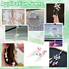 SOFPLATE 2 Strands Transparent Glass Beads Strands GLAA-SP0001-07-6