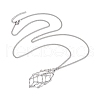 Non-Tarnish Stainless Steel Macrame Pouch Empty Stone Holder for Necklace Makings NJEW-JN04823-02-1