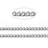 Tarnish Resistant 304 Stainless Steel Twisted Chains for Men's Necklace Making CHS-K001-86-2