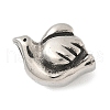 304 Stainless Steel European Beads STAS-S183-04C-AS-1
